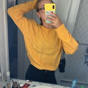 Paris gold sweater